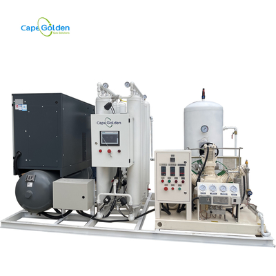 کارخانه پرکن سیلندر اکسیژن پزشکی 90 ~ 99% اکسیژن ساز صنعتی Psa
