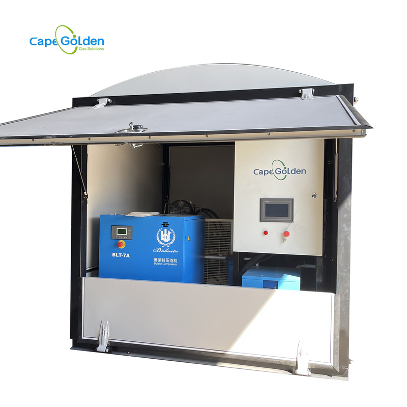 سیلندر ظروف پزشکی سیستم ژنراتور اکسیژن PSA کارخانه اکسیژن سیار صنعتی