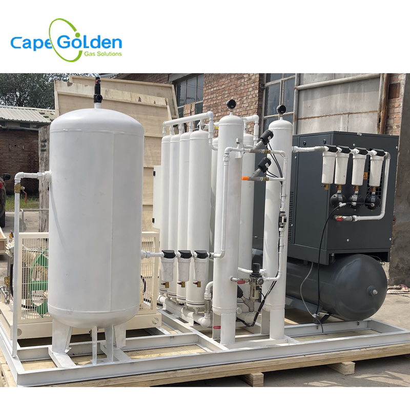 سیستم پرکن سیلندر اکسیژن 90 تا 99 درصد کارخانه تولید گاز اکسیژن 200 بار