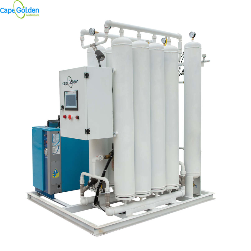 دستگاه پرکن سیلندر اکسیژن ژنراتور پزشکی PSA با خلوص 93% تا 95% 5nm3/H