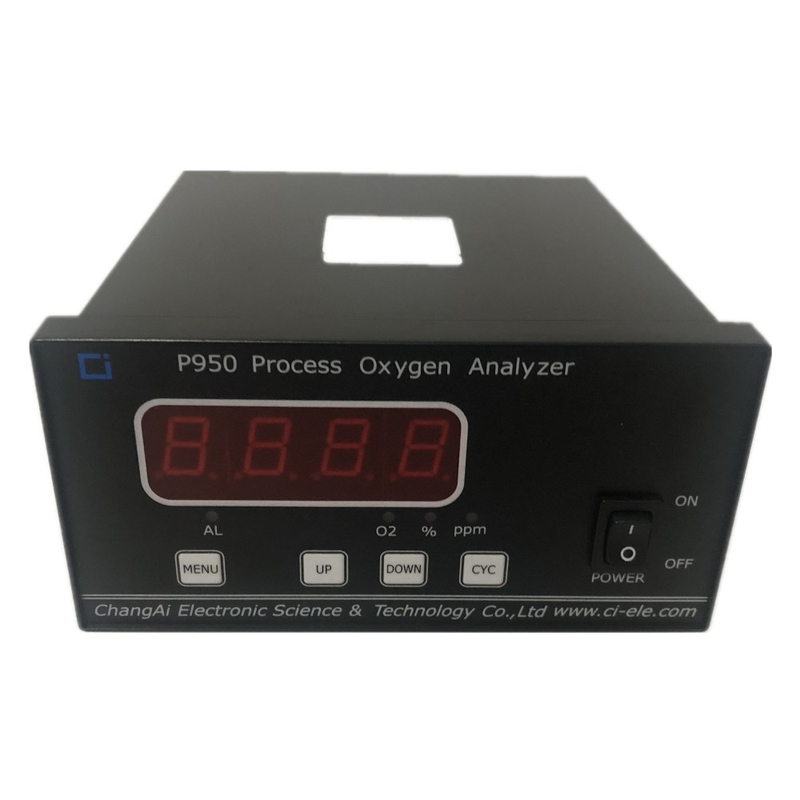 آنالایزر خلوص اکسیژن فرآیند RS232 P950 سنسور الکتروشیمیایی آنالایزر خلوص اکسیژن O2
